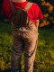 PYTLÁKY TRAKTOR chlapčenské ľanové nohavice na traky zemito hnedé  - obr.2